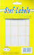 Stef Labels 800Stück Klebeetiketten in Weiß Farbe 24x32mm