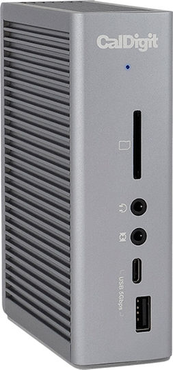 CalDigit USB-C / USB-A Docking Station με 4K PD Ethernet και σύνδεση 3 Οθονών Γκρι (CD-TS3PLUS-EU07-SG)