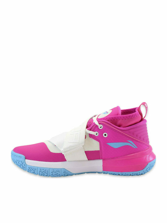 Li-Ning All City Wade High Basketball Shoes Pink