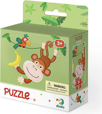 Παιδικό Puzzle Μαϊμού 16pcs για 3+ Ετών Dodo