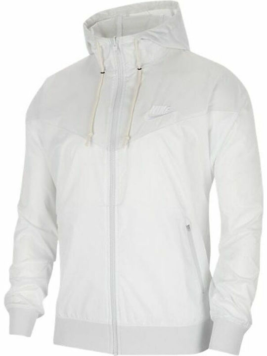 Nike Sportswear Men's Jacket Windproof White