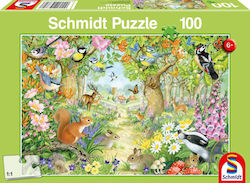 Παιδικό Puzzle Animals in The Forest 100pcs Schmidt Spiele