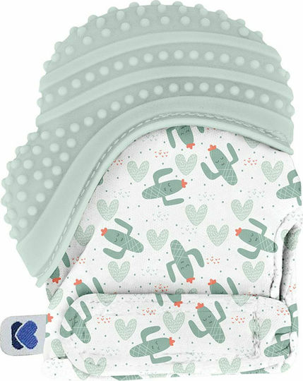 Kikka Boo Kikka Boo Mitten Beißring Handschuh Zahnen Linderung aus Silikon für 0 m+