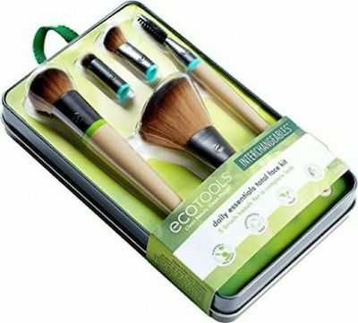 EcoTools Interchangeable Daily Essentials Σετ 5 Πινέλων Μακιγιάζ