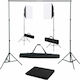 vidaXL Foto- und Videobeleuchtungsset 24W Mit Softbox und Stativ