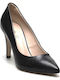 Fardoulis Leather Pointed Toe Stiletto Black High Heels 2201