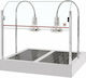 North Heating Buffet Lamp for Buffet with Power 1350W and Dimensions 75x60x69cm Kos 2
