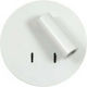Brand Dople Modern Lumină de Perete cu LED Integrat și Lumină Alb Cald 15cm
