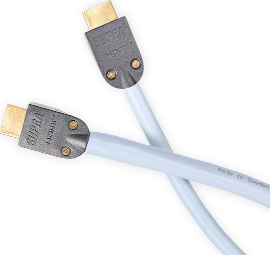 Supra HDR HDMI 2.1 Ultra High Speed 48Gbps 4K 120Hz HDR VRR Kabel HDMI-Stecker - HDMI-Stecker 1,5m Weiß