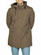 Splendid Men's Winter Parka Jacket Brown