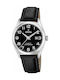 Festina Classic Watch Battery with Black Leather Strap