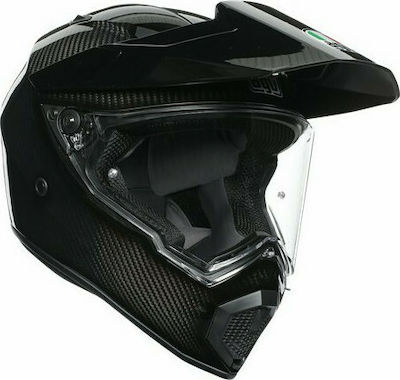 AGV AX-9 Dual Glossy Carbon Motorradhelm Ein-Aus DOT / ECE 22.05 1365gr KR5786