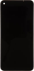 Samsung Οθόνη mit Touchscreen und Rahmen für Galaxy A11 (Schwarz)