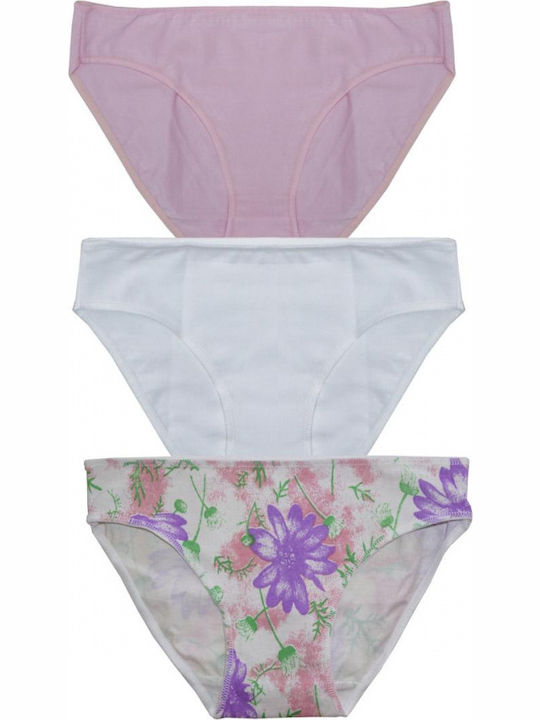 Helios Floral Παιδικό Σετ με Βρακάκια Πολύχρωμα...