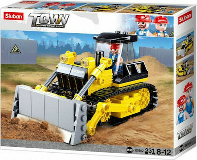 Sluban Bausteine Town Construction Bulldozer für 8+ Jahre 231Stück