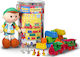 Avra Toys Building Blocks Bobby the Conductor for 2+ Years 52 Pieces