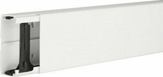 Hager Cable Channel with Perforated Stand made of Plastic 90mmx40mm White Set of 2pcs 1m