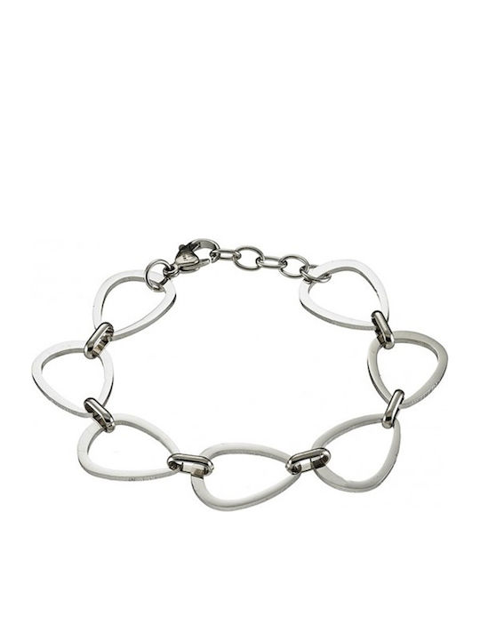 Steel bracelet in silver color BR-ART00862L