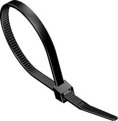 Arte Plast Plastic Cable Ties 160mmx2.5mm In Black Colour 100 Pieces 03-204