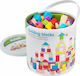 New Classic Toys Cuburi De Construit Colorate Pentru 1.5+ Ani 100 Bucăți
