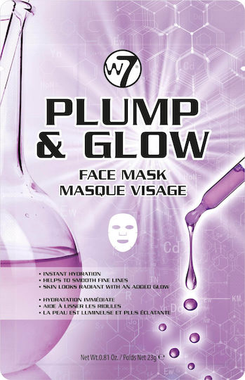 W7 Cosmetics Plump And Glow Face Moisturizing Mask 23gr