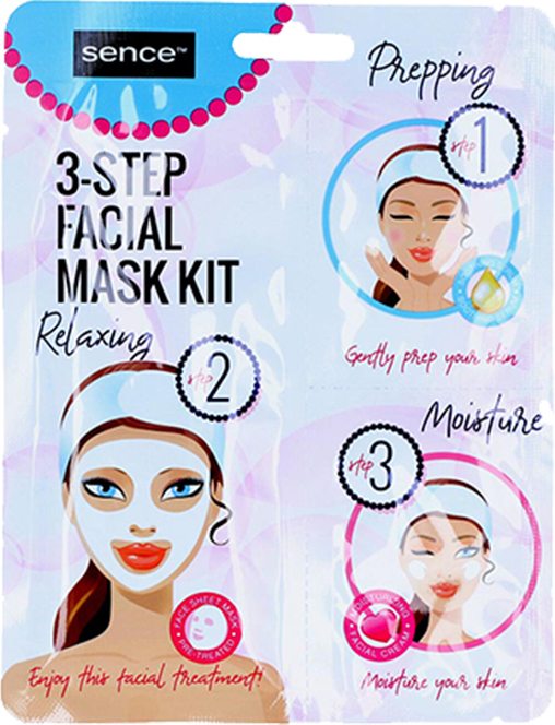 Sence 3 Step Facial Mask Kit 27ml Skroutz.gr