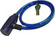 CarCommerce Bicycle Cable Lock with Key Blue