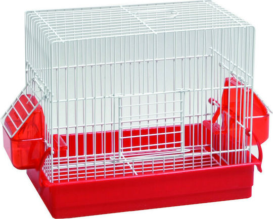 Bird Cage Bird Cage 27.5x19.5x31cm Red for Canaries 27.5x19.5x31cm.