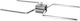 Stainless Steel Fork Rotisserie for Kontosouvli και Kokoretsi 1.5x1.5cm