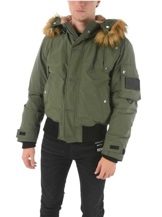 W-Jame Winter Jacke Bomber Grün