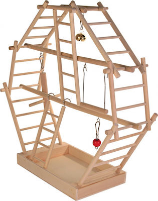 Trixie Wooden Bird Cage Game Staircase 44x44cm