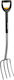 Fiskars SmartFit Telescopic Garden Fork Πηρούνα Κήπου με Κοντάρι 4 Δοντιών 1000630