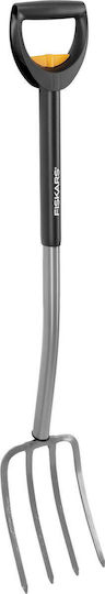 Fiskars SmartFit Telescopic Garden Fork Πηρούνα Κήπου με Κοντάρι 4 Δοντιών 1000630