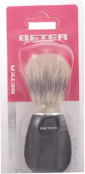 Beter Shaving Brush with Synthetic Hair Bristles Black