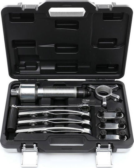 Kraft & Dele Puller Set for Bearings 9pcs with 5T crank in a suitcase