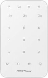 Hikvision Ασύρματο Πληκτρολόγιο Συναγερμού Αφής σε Λευκό Χρώμα DS-PK1-E-WE