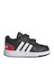 Hoops 2 Kinder Sneakers mit Klettverschluss Schwarz