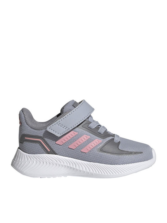 Runfalcon 2.0 I Αθλητικά Παιδικά Παπούτσια Running με Σκρατς Halo Silver / Super Pop / Grey Three