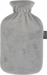 Fashy 6712 Hot Water Bottle Light Grey with Cov...
