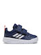 Tensaur Tensaur Kids Sports Shoes Running with Hoop & Loop Closure Dark Blue / Cloud White / Active Red