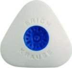 ErichKrause Eraser for Pencil and Pen Τρίγωνο 1pcs White