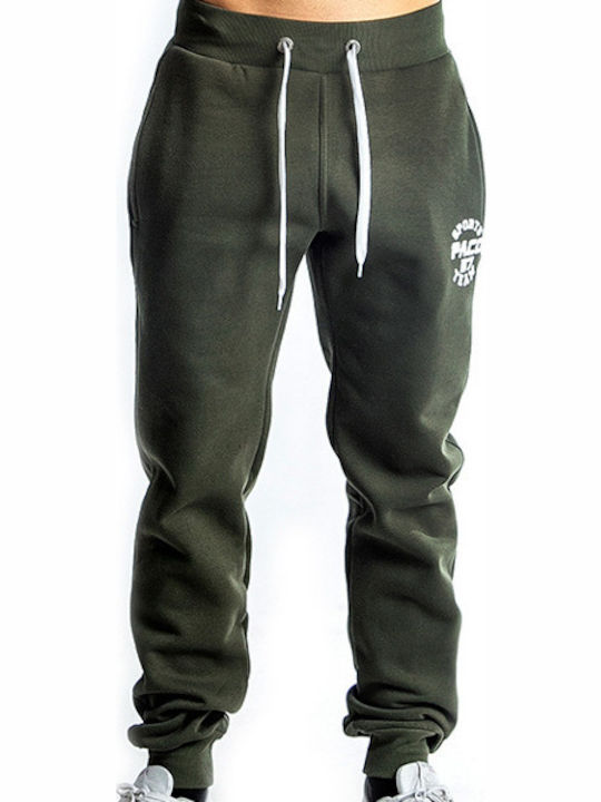 Paco & Co Men's Sweatpants with Rubber Khaki