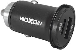 Moxom MX-UC08 Φορτιστής Αυτοκινήτου με Θύρες 1xUSB-A 1xType-C