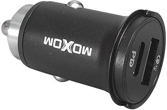 Moxom MX-UC08 Încărcător Auto 33W cu Porturi: 1xUSB 1xType-C