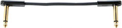 Boss Slimline 6.3mm male - 6.3mm male 0.2m