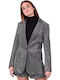 SILVIAN HEACH 'BUIO' LUREX JACKE FÜR DAMEN SHA20198-SILBER METALLIC (SILBER METALLIC)