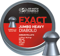 JSB Match Diabolo Exact Jumbo Heavy 18,13grains/1175gr 500pcs 5.5mm