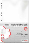 Typotrust Folii Plastică pentru Documente A4 cu Găuri 100buc