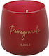 Espiel Scented Candle Jar with Scent Pomegranate Red 120gr 1pcs