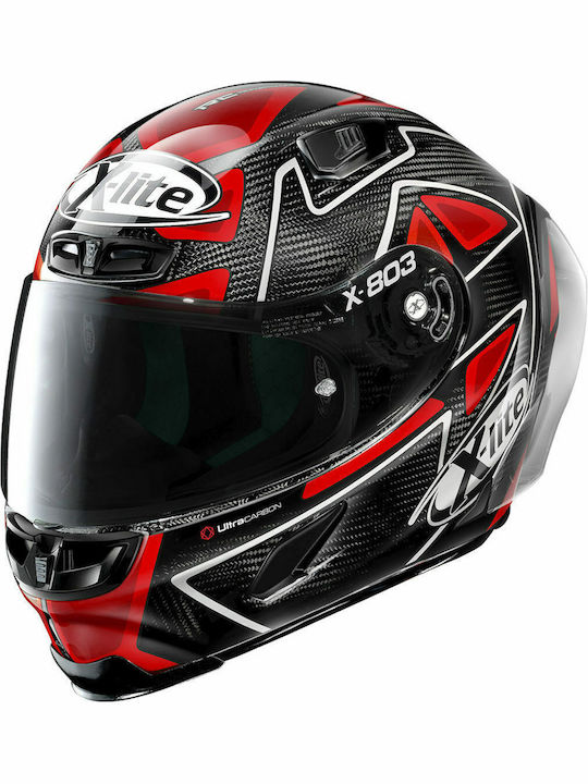 X-Lite X-803 RS Ultra Carbon Full Face Helmet with Pinlock DOT / ECE 22.05 1300gr 27 D.Petrucci KR50167